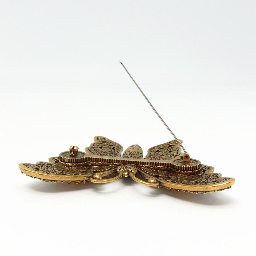 GUCCI（グッチ） 【送料無料】グッチ バタフライモチーフ ブローチ