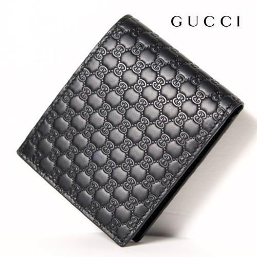 GUCCI（グッチ） メンズ 二つ折り 財布 ブラック 544472 BMJ1N 1000