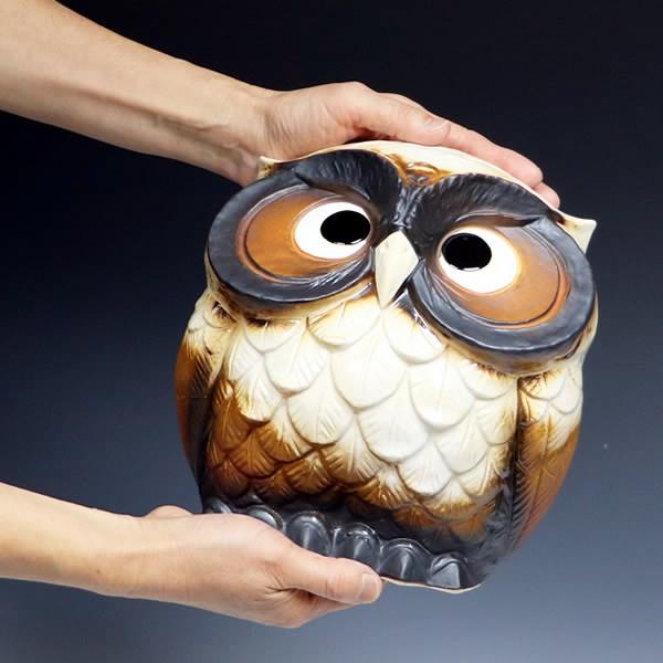 ふくろう作家一点物の幸せを呼ぶふくろう陶芸 ふくろう作家一点物の