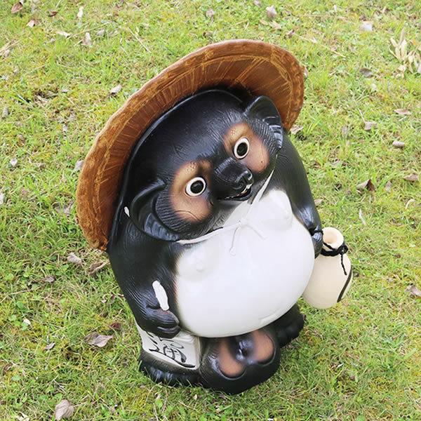 信楽焼 25号福狸 たぬき タヌキ 開運 縁起物 可愛い 陶器 商売繁盛