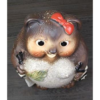 信楽焼 10号古信楽風福狸 たぬき タヌキ 狸 開運 縁起物 可愛い 陶器