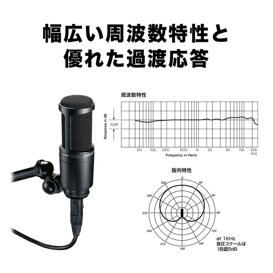 オーディオテクニカ（audio-technica） AT2020 コンデンサーマイク