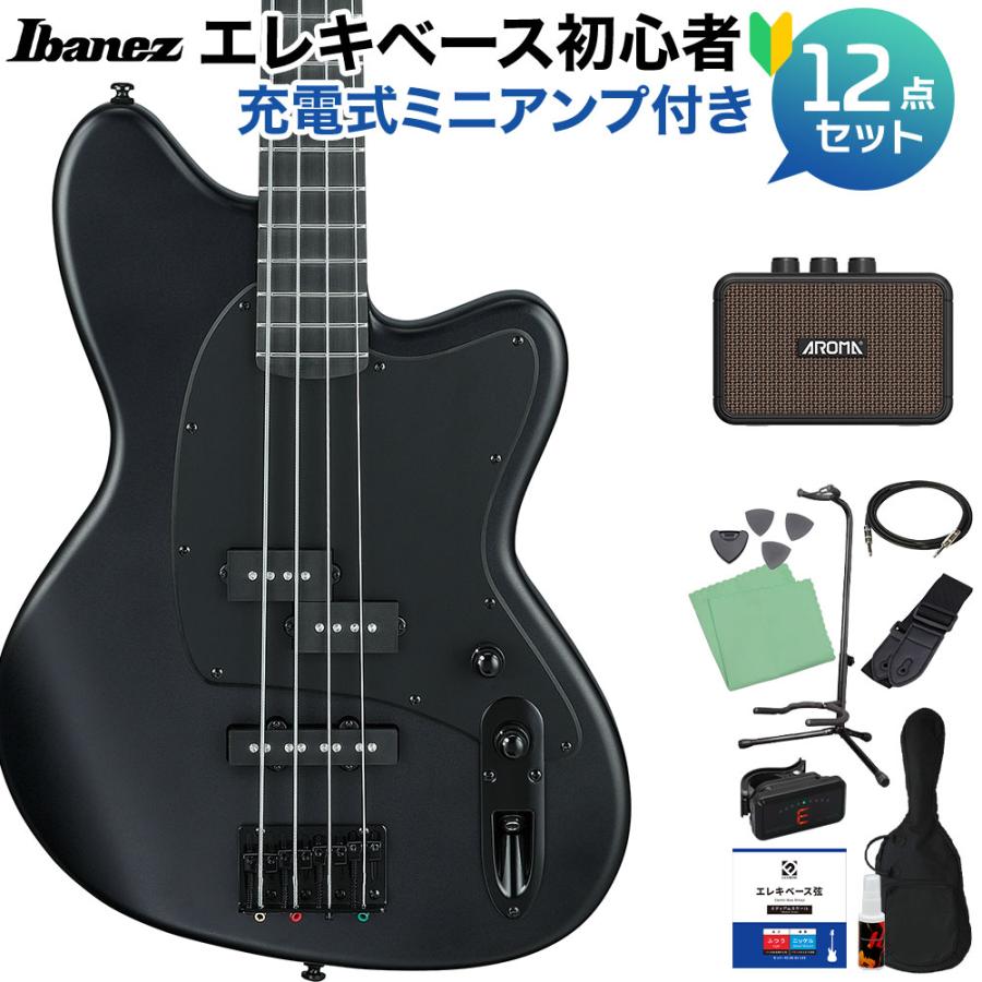 Ibanez（アイバニーズ） TMB420B Black Flat 初心者12点セット 充電式