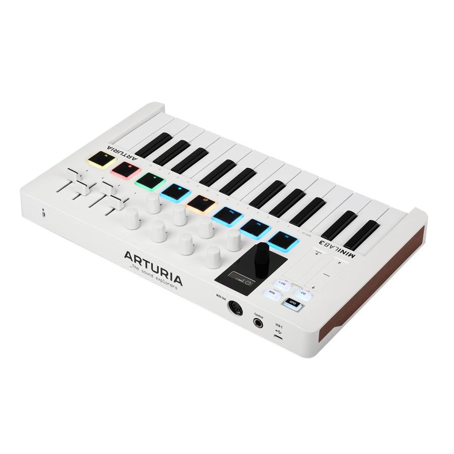 ARTURIA アートリア MINILAB MK3 ホワイト USB MIDIキーボード 25鍵盤