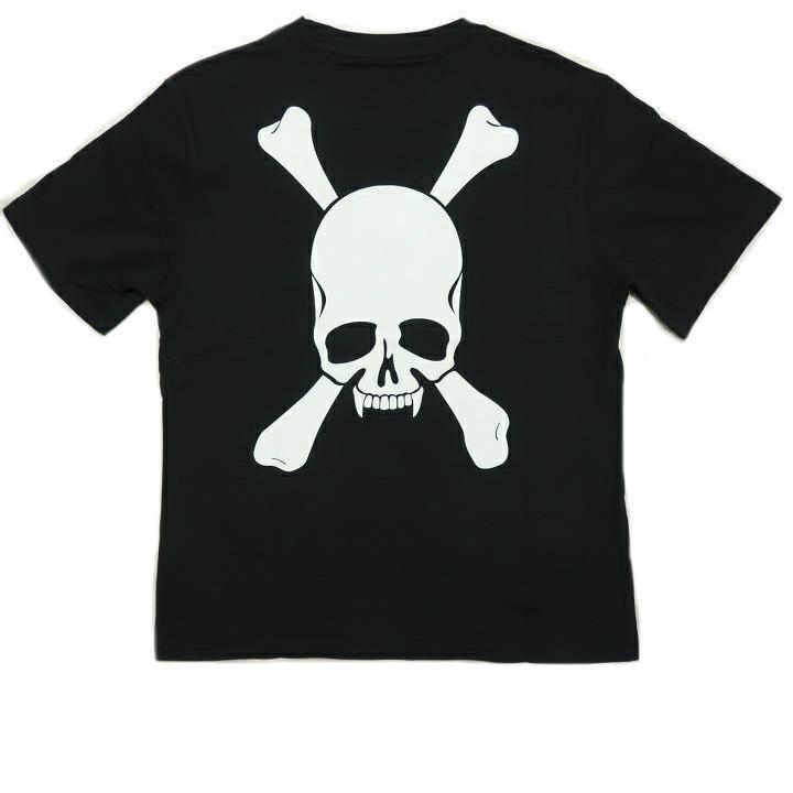 Roen（ロエン） Tシャツ 服 芸能人 メンズ 半袖 バック/ビッグ/スカル