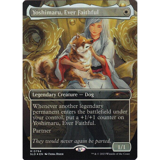 永久忠義の義丸/Yoshimaru, Ever Faithful プロモFoil MTG □白/英語版