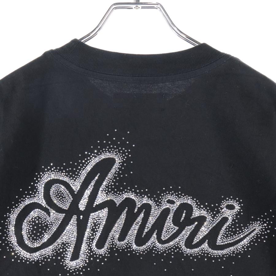 AMIRI（アミリ） ロゴ ラインストーン 半袖Tシャツ カットソー
