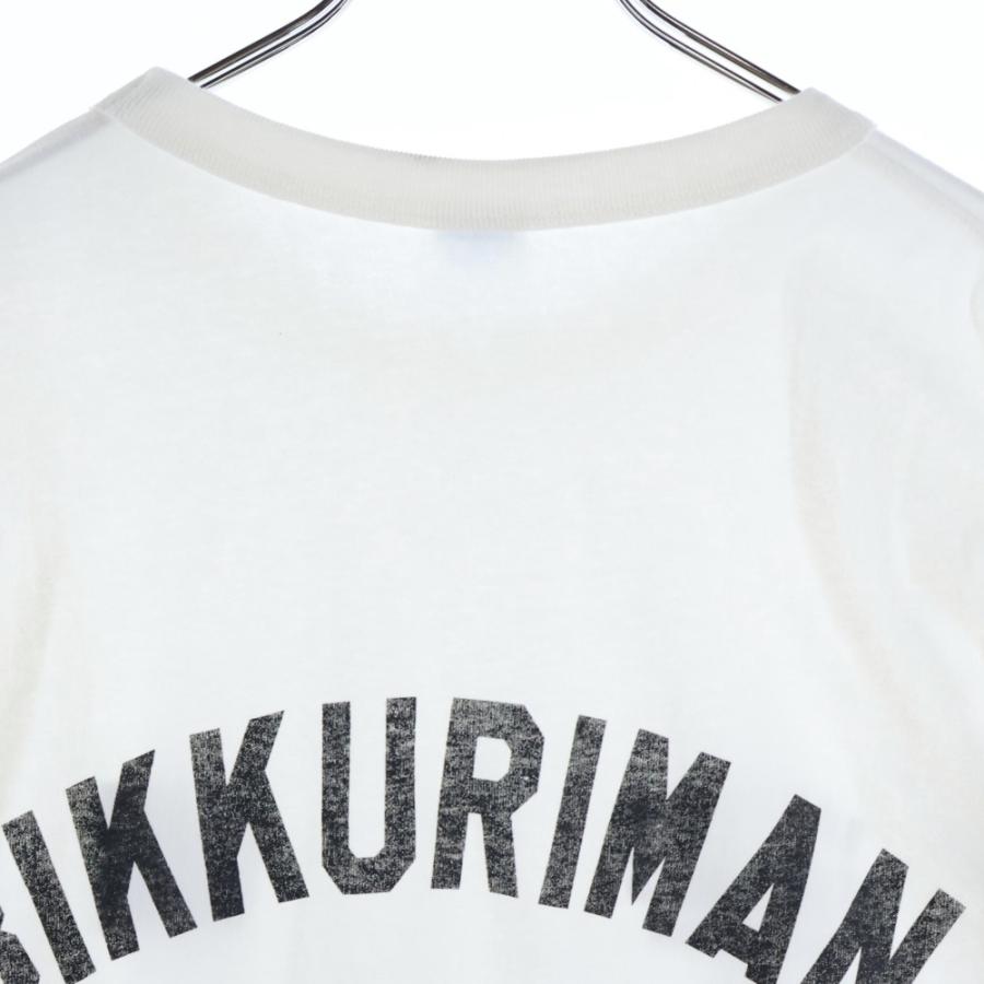 SAPEur サプール ビックリマン プリントロゴ クルーネック 長袖Tシャツ