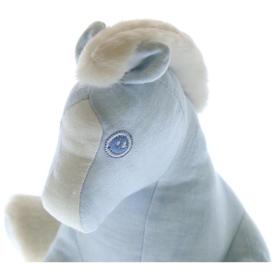 HERMES エルメス ベビーエルミー ぬいぐるみ マスコット ライトブルー