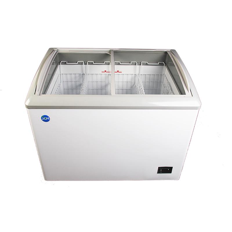 JCM JCMCS-180 冷凍ショーケース 186L ラウンドタイプ JCM LED照明