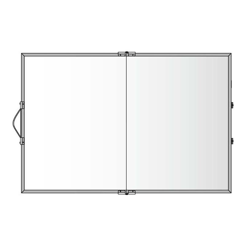 馬印 ホワイトボード 持ち運び 900X600 工事用 KYボード 折りたたみ