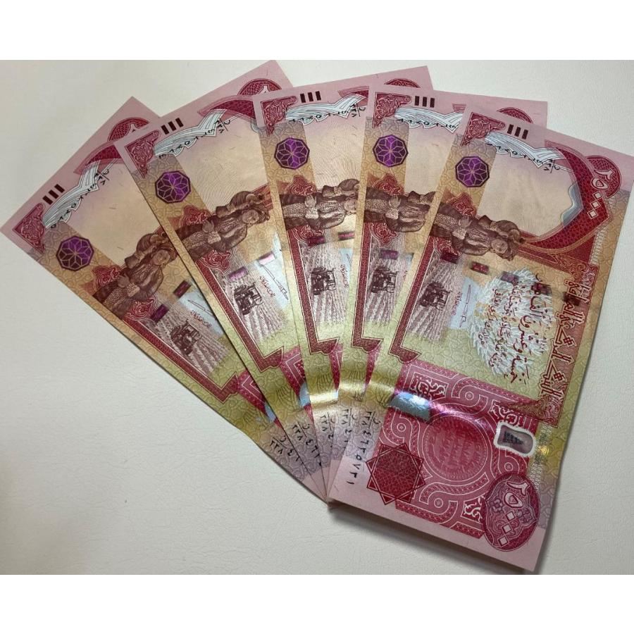 保証書付】25000イラクディナール紙幣5枚 : 銀貨鉄道999ストア ヤフー