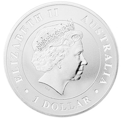 クロコダイル 銀貨 2014年 オーストラリア発行 1オンス : SILVER ROUND