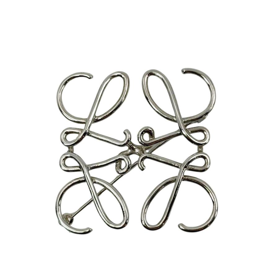 LOEWE（ロエベ） アナグラムブローチ メタル パラジウム(シルバー