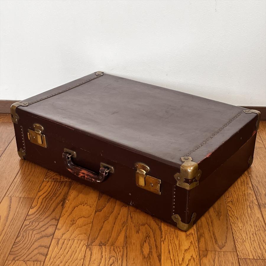 ヴィンテージ 昭和レトロ トランク スーツケース カギ無 : SK STORE