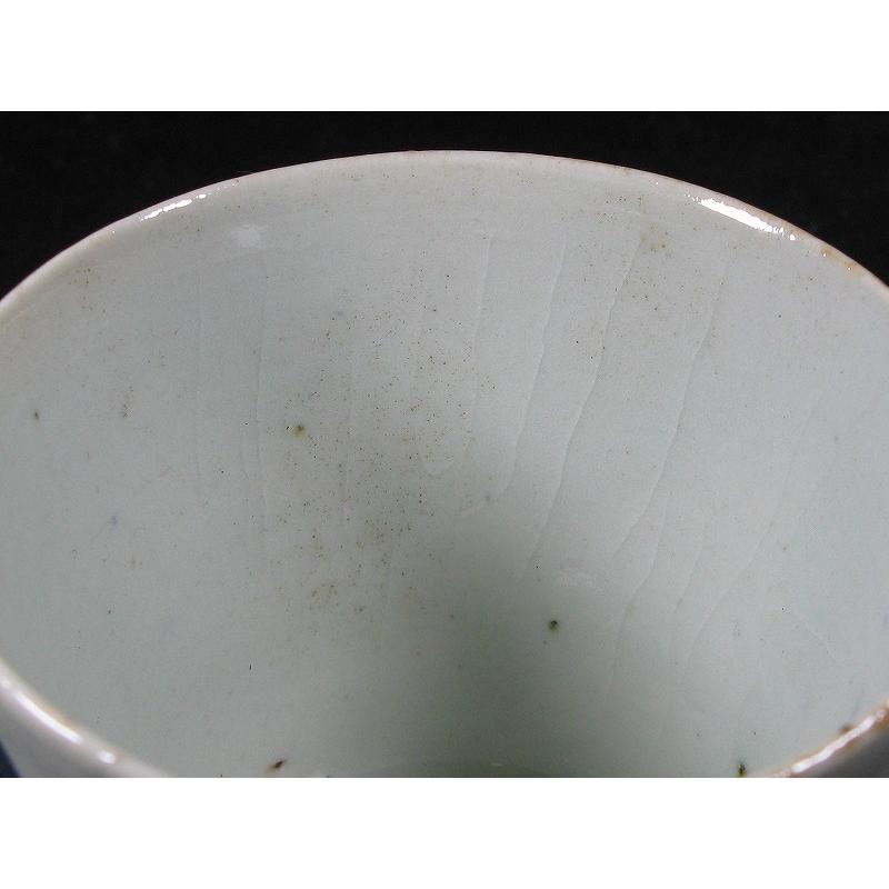 古伊万里 染付 松竹梅文 べた底高台 蕎麦猪口 2客セット (8) : SK