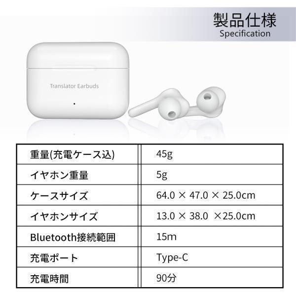ランキング1位 翻訳機 イヤホン 翻訳イヤホン Wooask M6 ウーアスク