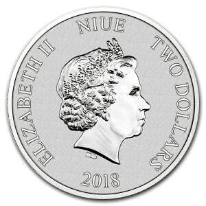 ミッキー＆ミニー ハート銀貨 1オンス 2023年製 クリアケース入り