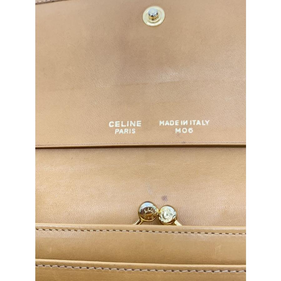 CELINE◇オールドセリーヌ/マカダム柄/トリオンフ金具/2つ折り財布