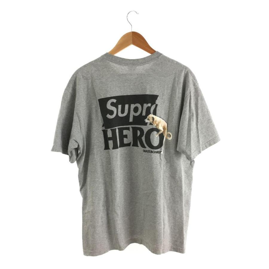 Supreme × ANTI HERO / 22SS/ANTIHERO Dog Tee/Tシャツ/L/コットン/GRY