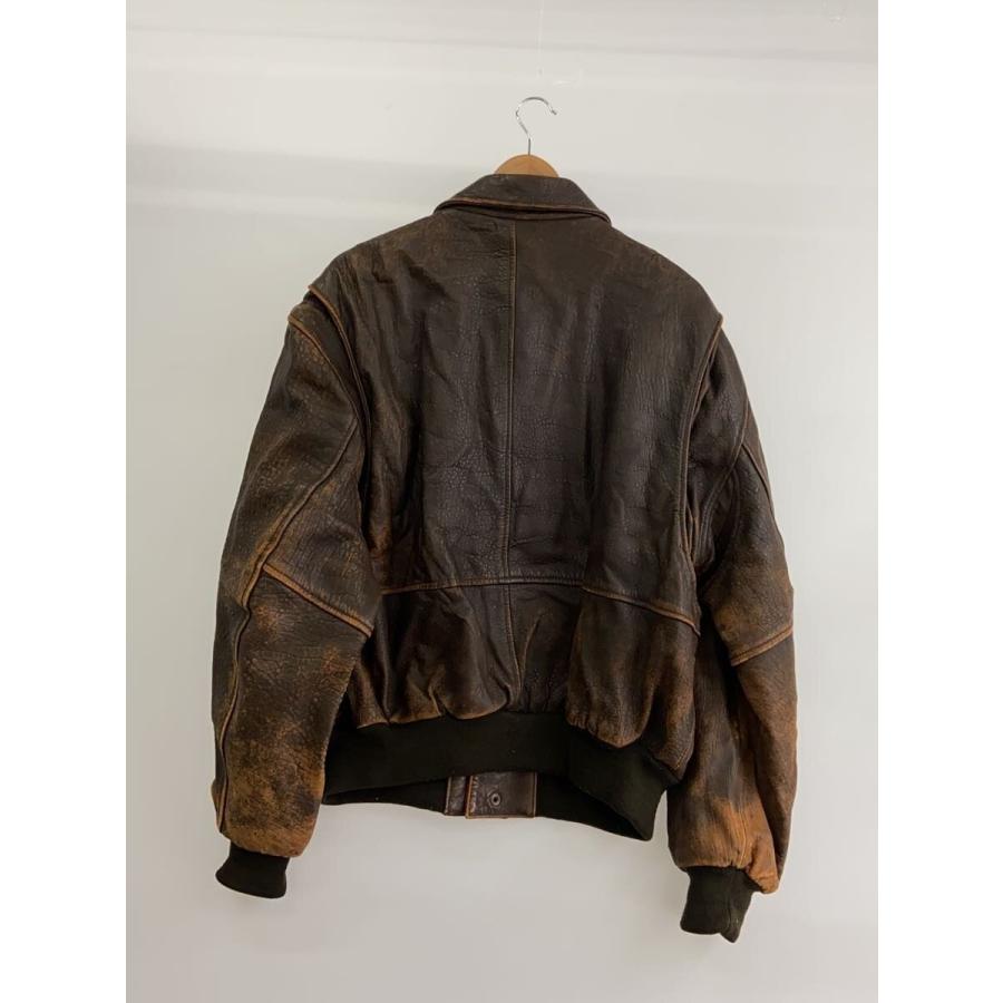 GAP◇OLD GAP/90s/紺タグ/A-2/レザージャケット/SIZE:L/ブラウン