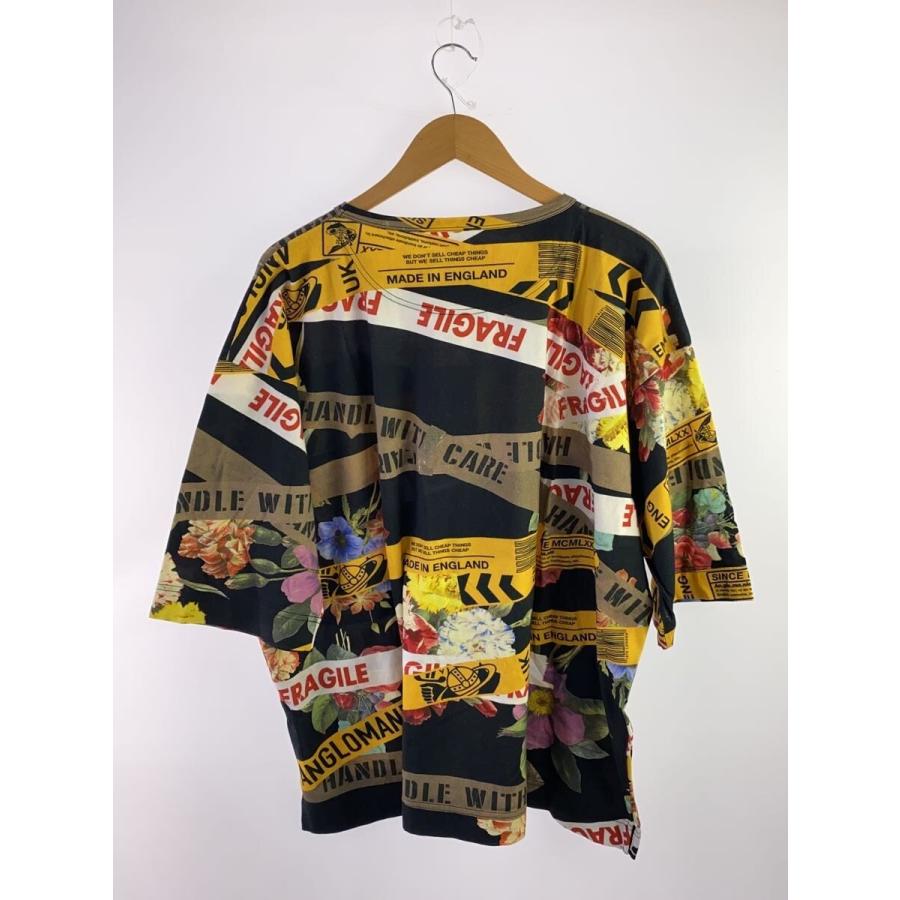 Vivienne Westwood◇Tシャツ/38/コットン/BLK/花柄/anglomania