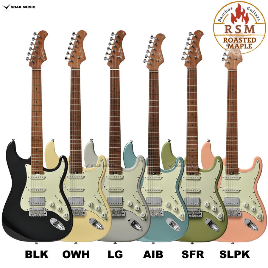 Bacchus（バッカス） BSH-STD25 RSM/M ローステッドメイプルネック採用