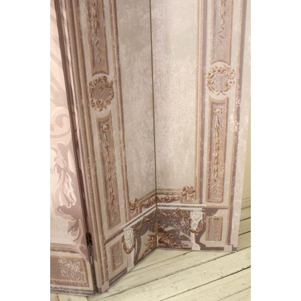 パーテーション 衝立 3連 おしゃれ 可愛い フランス マチルドエム