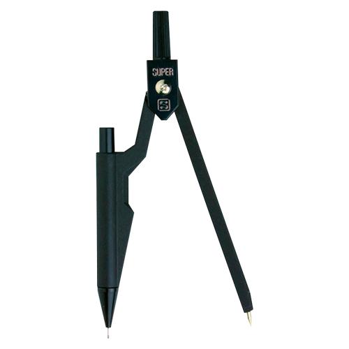 SONiC（ソニック） スーパーコンパス 0．5mm芯用 黒 ノック-503-BK