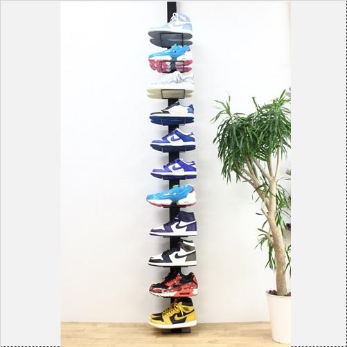 シューズラック つっぱり スリム 省スペース 靴入れ 靴棚 玄関 収納