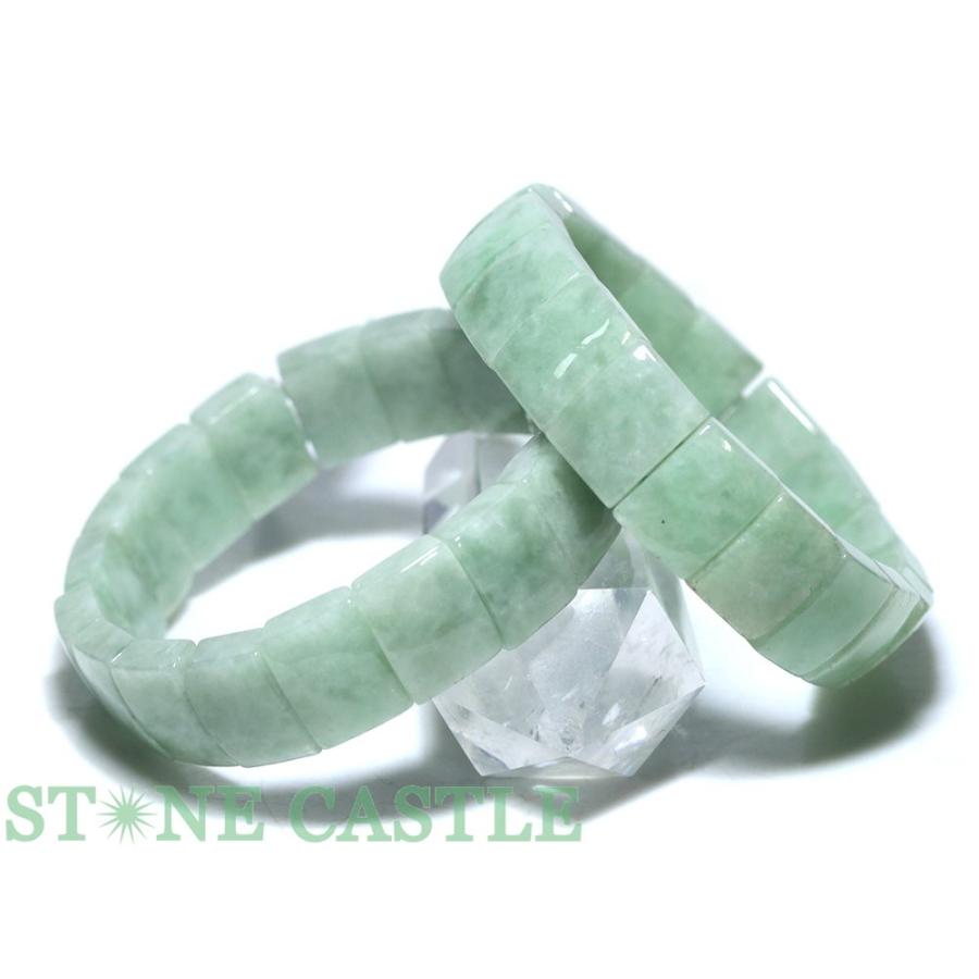 石流通センター 高品質 天然石 ブレスレット 本翡翠 バングル 約