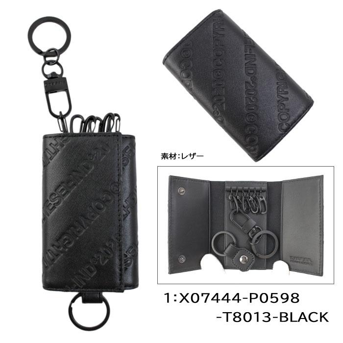 DIESEL（ディーゼル） キーケース X07444 P0598 X06629 P0396 ブラック