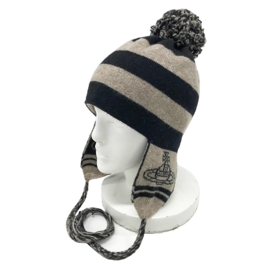 Vivienne Westwood ヴィヴィアン ウエストウッド 耳当て ニット帽