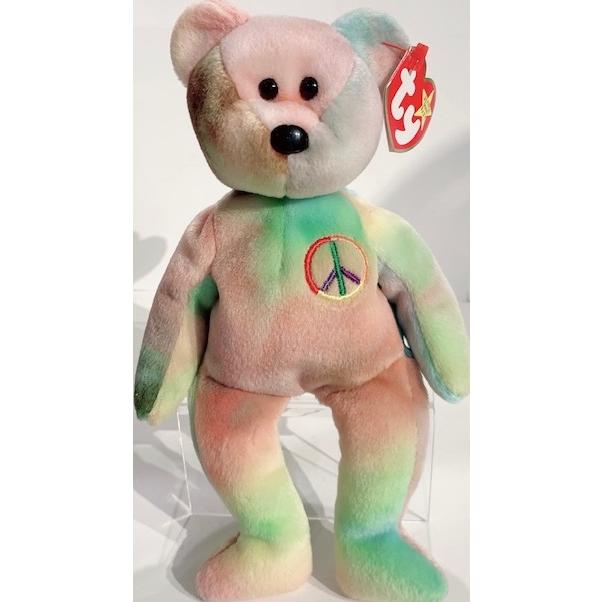 12月30日誕生日⚫虹色クジャク️○Ty ビーニーズ Beanie Baby
