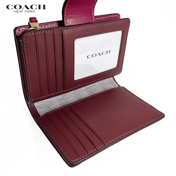 COACH（コーチ） レディース チェリー柄 財布 二つ折り財布 ミディアム
