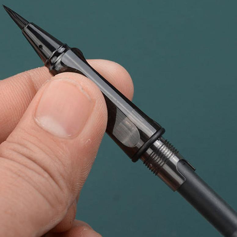 筆ペン 万年毛筆 3本セット コンバーター付き インクカートリッジ3本