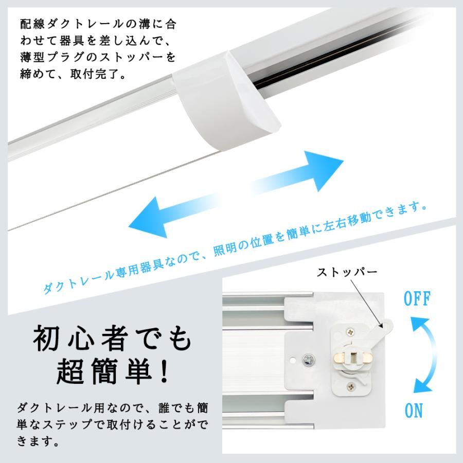 ダクトレール用ベースライト 600mm （昼白色） 2本セット ダクトレール