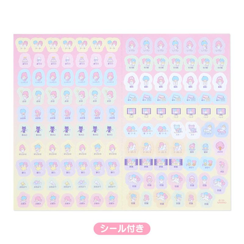 2024年度ダイアリー リトルツインスターズ キキララ B6コマダイアリー