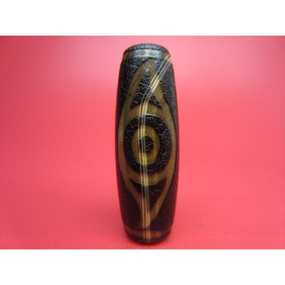 チベット火供天珠 鳳眼天珠 天然模様入り 一点物 : 天然石のお店Sun