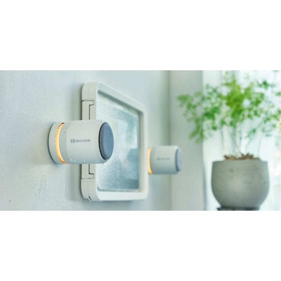 リズム MAGSPEAKER DUO Bluetooth ポータブルスピーカー 防塵 防水