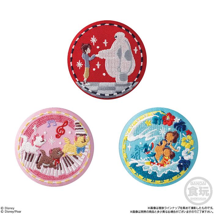 ディズニー 刺繍缶バッジ ビスケット2 12個入り 未開封 BOX 2個セット