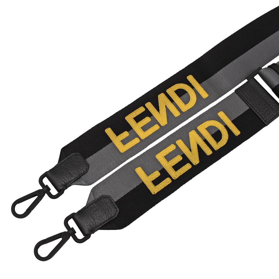 FENDI（フェンディ） ストラップユー ショルダーストラップ ロゴ 刺繍