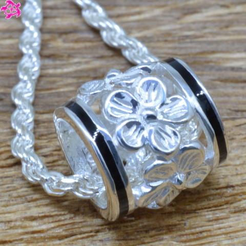 ハワイアンジュエリー ペンダント 透かし 樽 ハワイアンバレル