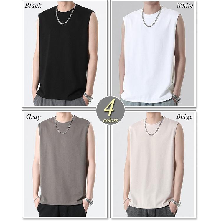 sweet bell Tシャツ メンズ ノースリーブ タンクトップ カットソー 春