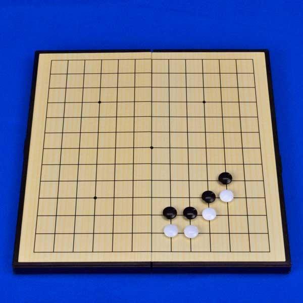 マグネット囲碁セット MG16(13路盤※連珠・詰碁用) 囲碁盤サイズ横19cm