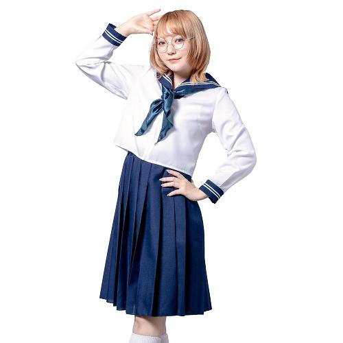 レトロセーラー /セーラー服 コスプレ JK コスチューム 女子高生 衣装