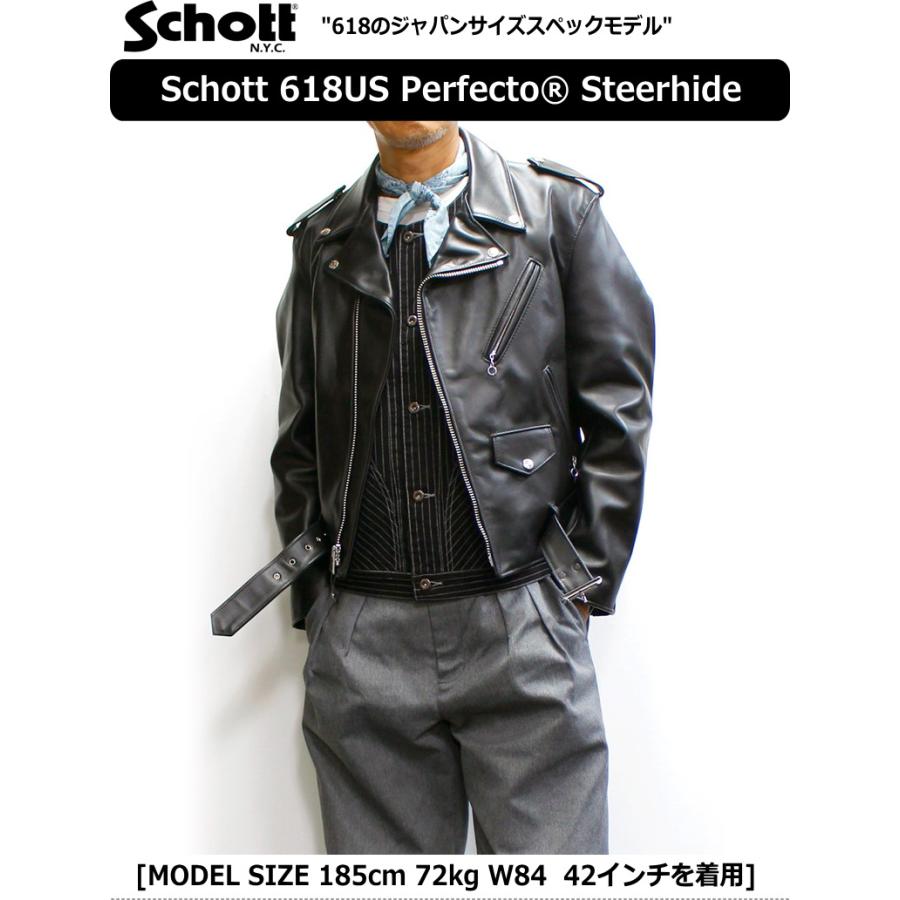 Schott N.Y.C（ショット） Schott 618US Perfecto STEERHIDE DOUBLE