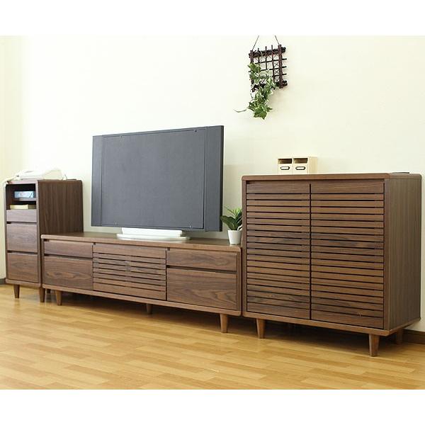 200サイズ ロータイプAVボード ブラウンテレビ台 テレビボード TV台