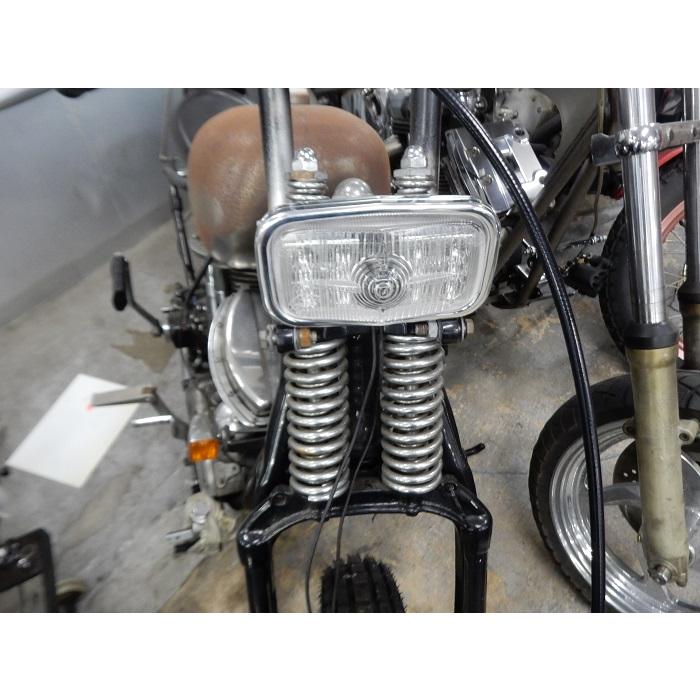 デュアルヘッドライトスクエアヘッドライトチョッパーハーレーアメリカン