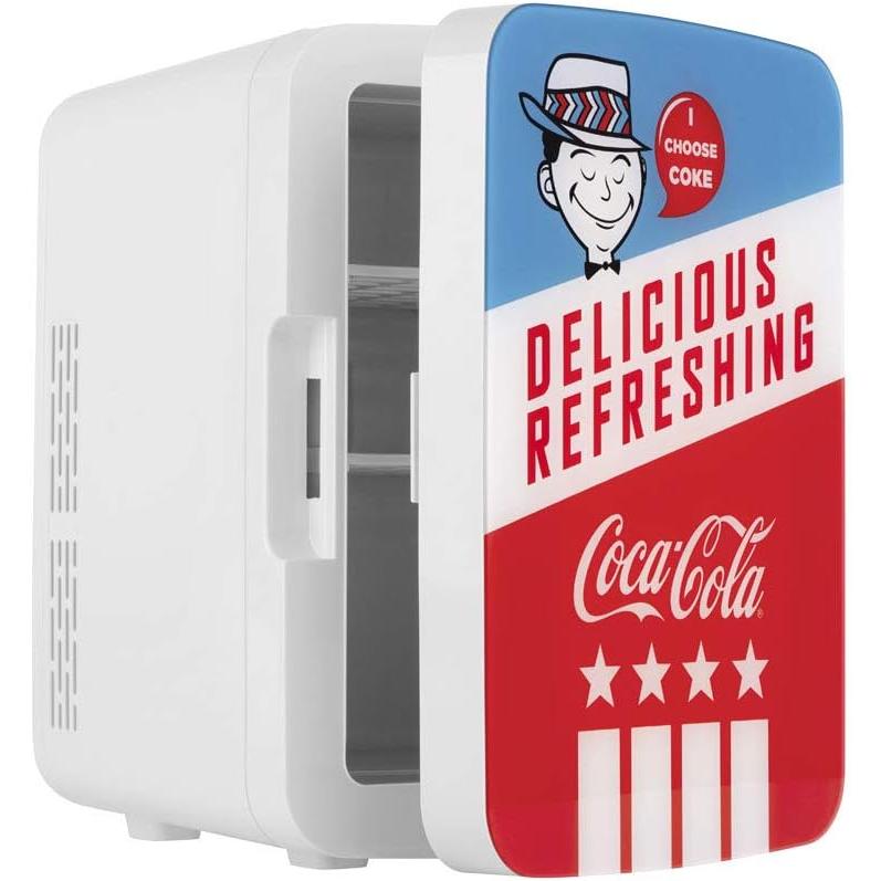 Cooluli K10LGAミニレトロ冷蔵庫【コカ・コーラデザイン】（並行輸入品